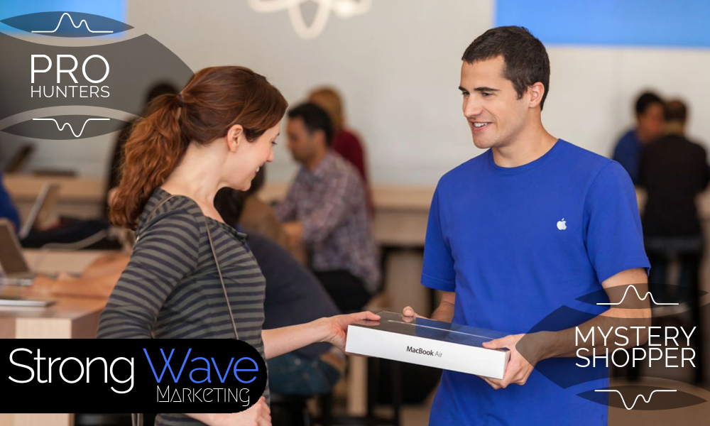 Mystery Shopper Apple Store en Colombia - Strong Wave Marketing: Servicios de Cliente Incógnito