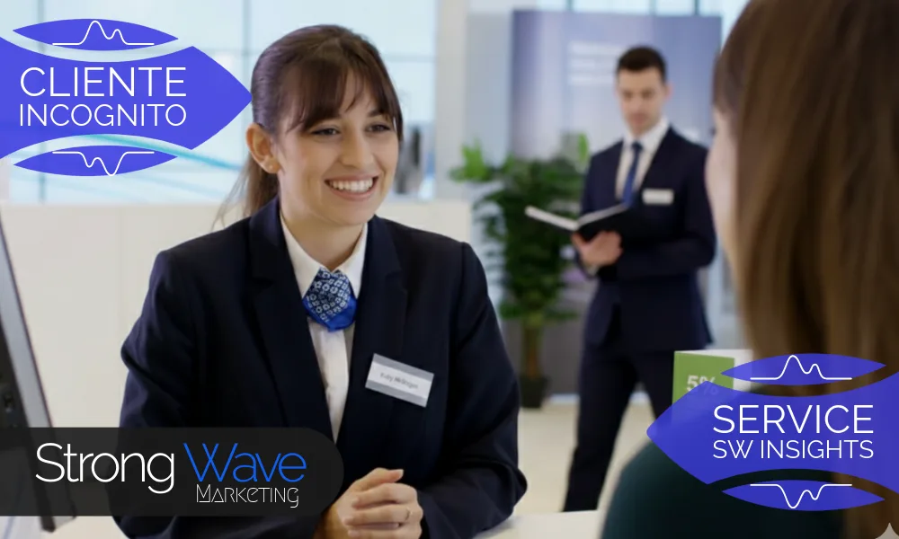 Cliente Incógnito y Mystery Shopper en oficinas corporativas realizado por Strong Wave Marketing, agencia líder en experiencia del cliente en Colombia.